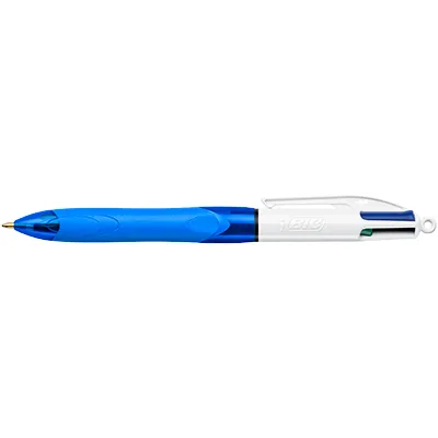 Stylo bille BIC 4 Couleurs Grip Rétractable - Stylos billes-1
