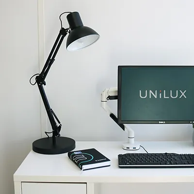 Lampe de bureau Mamboled 2.0 Unilux LED grise - Ergonomie bureautique -3