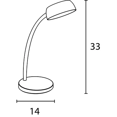 Lampe de bureau LED Unilux Tamy blanche - Ergonomie bureautique -2