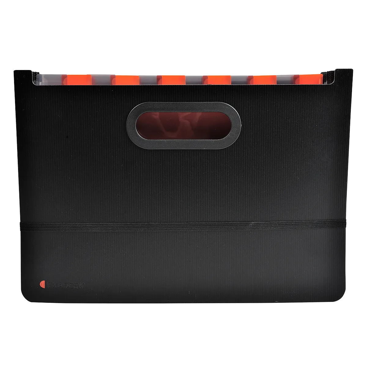 Trieur valisette extensible 24 compartiments A4 Maxi Exactive – Trieur document - Noir - Intercalaires classeur, Trieurs documents-1