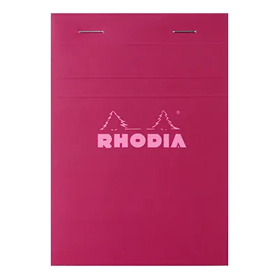 Bloc note agrafé Rhodia Reflets Pastel N°13 5/5 - 80 feuillets - 14,5 x 10,3 cm - Cahiers et blocs notes