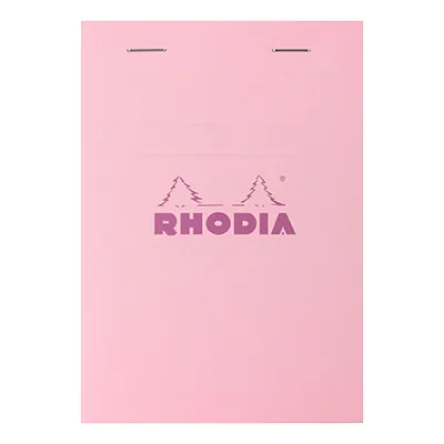 Bloc note agrafé Rhodia Reflets Pastel N°13 5/5 - 80 feuillets - 14,5 x 10,3 cm - Cahiers et blocs notes-1
