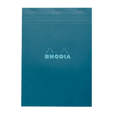 Bloc note agrafé Rhodia Reflets Pastel N°18 5/5 - 80 feuillets - 29,7 x 21 cm - Cahiers et blocs notes