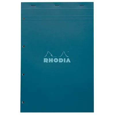 Bloc note agrafé Rhodia Reflets Pastel N°20 5/5 - 80 feuillets - 31,4 x 20,2 cm - Cahiers et blocs notes-3