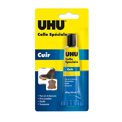 Colle Spéciale UHU Cuir & Chaussures - Tube 30g - Dévidoirs, adhésifs, colles