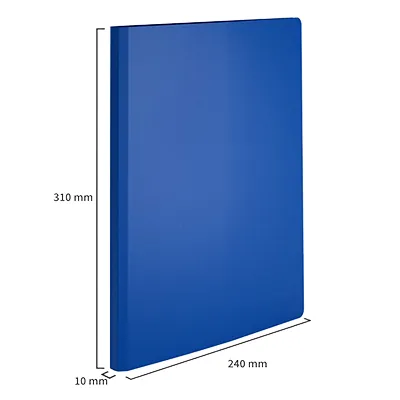 Protège-documents 50 pochettes souple - Porte-vues A4 100 vues - Bleu - Protèges-documents, Porte-vues-4