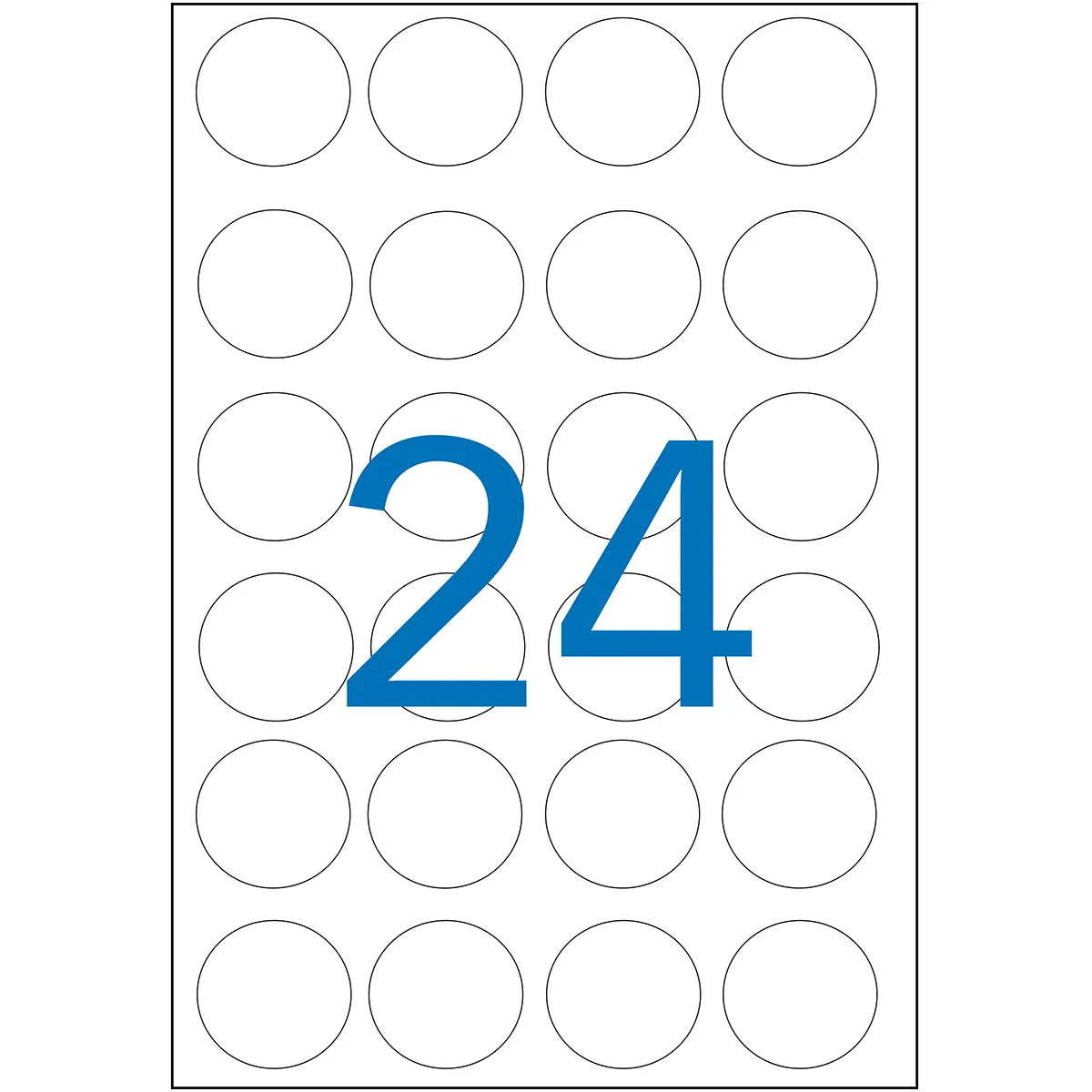 Gommettes rondes adhésives rouges Ø 30mm - Paquet de 240 - Gommettes de couleur-2