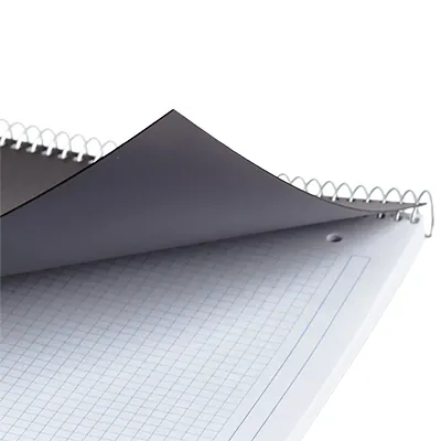 Cahier à spirale Miquelrius 5/5 - A4 - Rouge - L 21 x H 29,7 cm - Cahiers et blocs notes-2