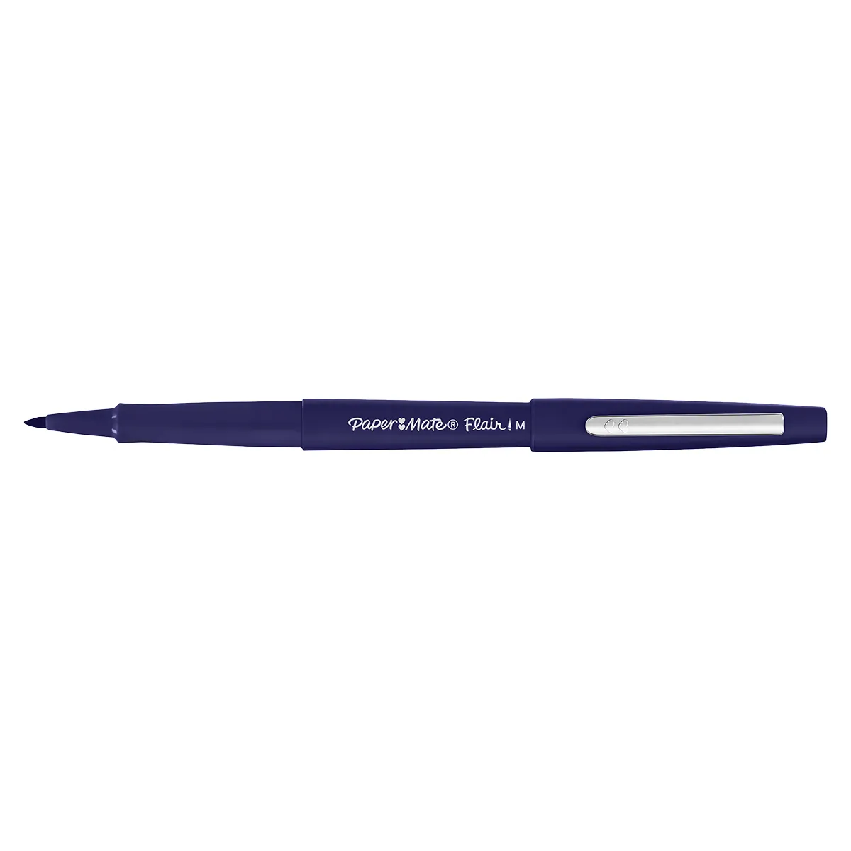 Stylo feutre Paper Mate Flair Bleu, feutre fin pointe moyenne 0,7mm - Pack de 12 - Stylos feutres