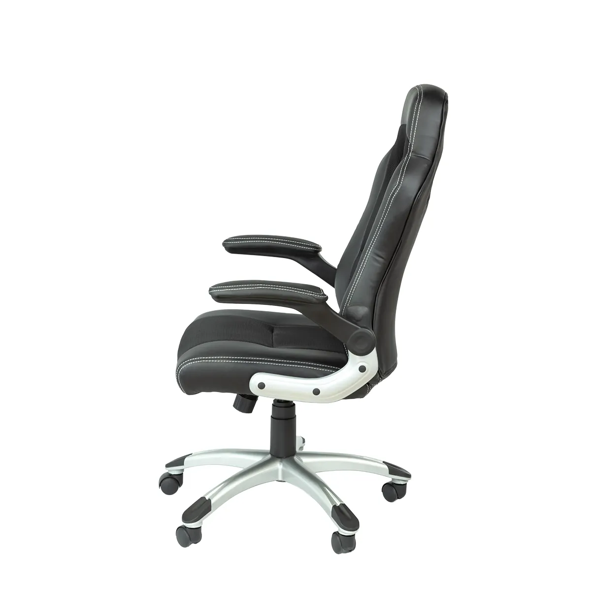 Fauteuil de bureau baquet Montecarlo type racing – Chaise gaming professionnelle - Noir - Sièges de bureaux-7