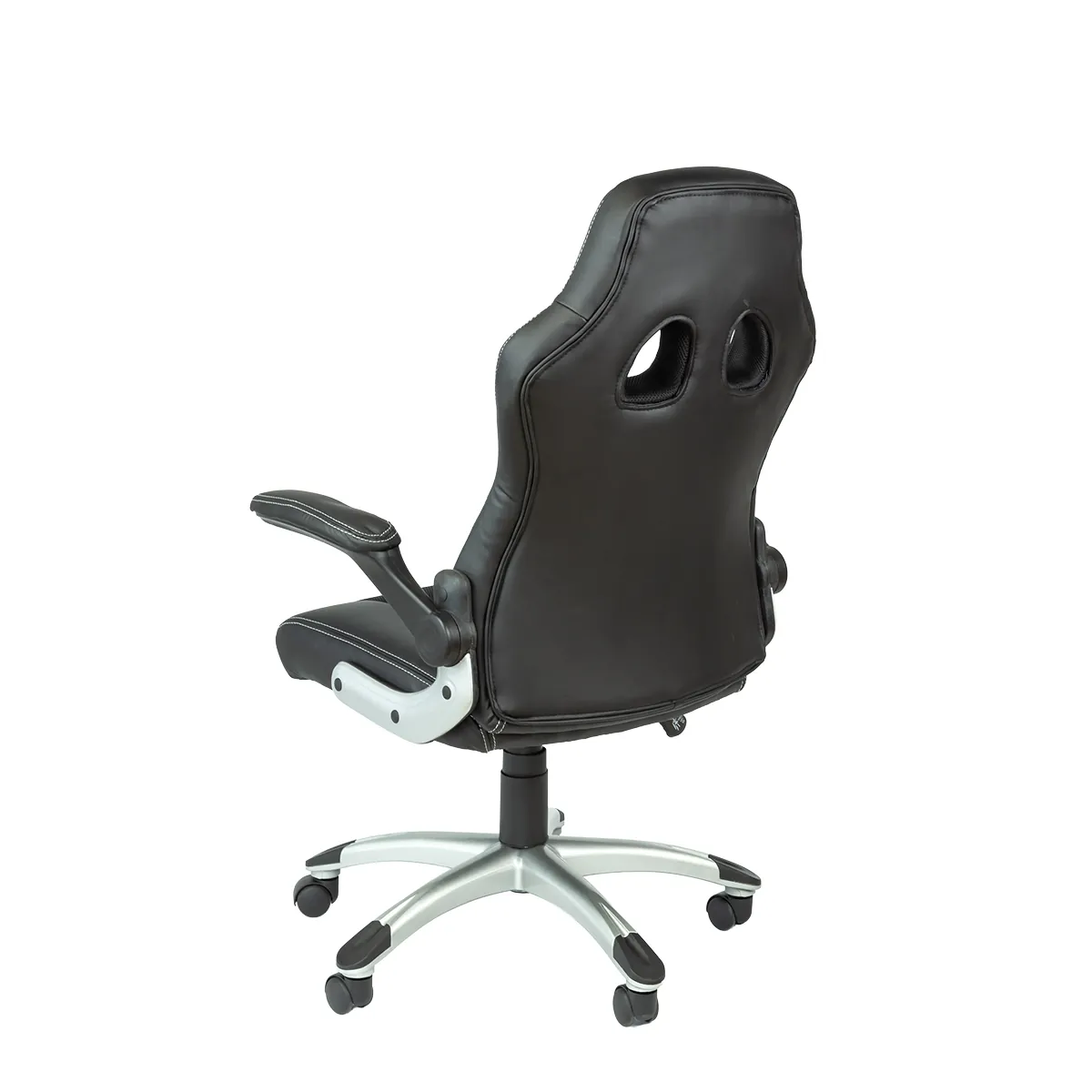 Fauteuil de bureau baquet Montecarlo type racing – Chaise gaming professionnelle - Noir - Sièges de bureaux-8