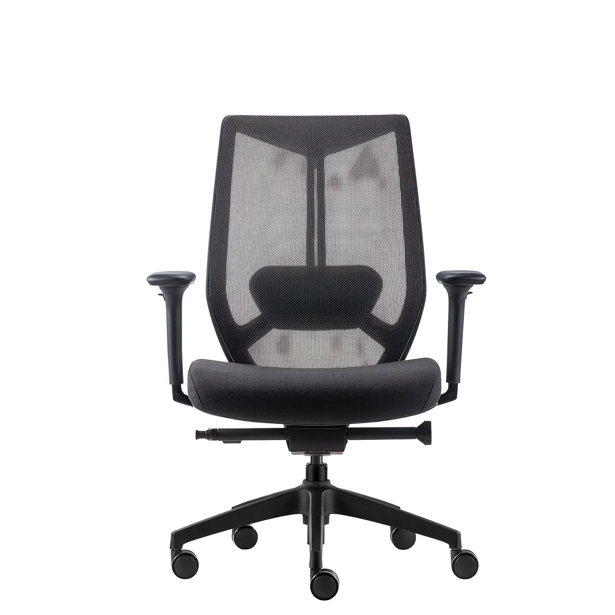 Siège de bureau design Arco Claudio Bellini synchrone 4 positions accoudoirs 3D - Noir - Sièges de bureaux-4