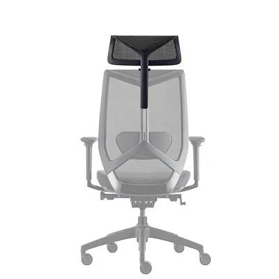 Têtière réglable résille noire pour siège de bureau Arco Claudio Bellini - Sièges de bureaux-2