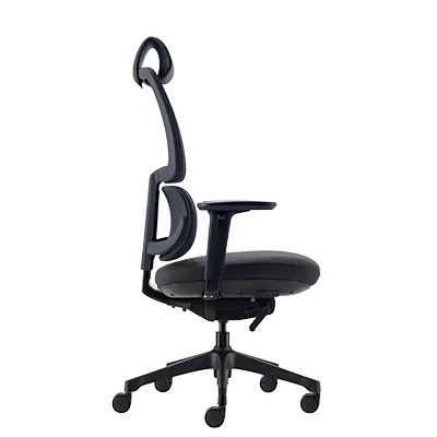 Siège de bureau ergonomique synchrone Orca design Hans Thyge & Co accoudoirs 3D - Noir - Sièges de bureaux-7