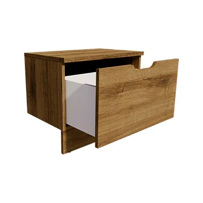 Caisson tiroir Store Sherman cognac 66,5 x 42,7 x 40 cm – Meuble de rangement pour magasin - Caissons de rangement-2