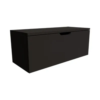 Caisson tiroir Store noir Black 100 x 42,7 x 40 cm - Meuble de rangement pour magasin - Caissons de rangement-1
