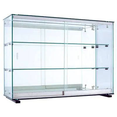 Vitrine murale fond miroir - Transparent - L 78 x P 25 x H 55 cm - Vitrines murales