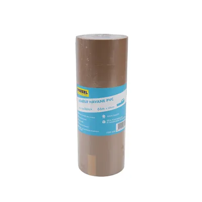 Ruban adhésif PVC havane 48 mm x 66 m - Ruban adhésif emballage - Lot de 6 - Rubans adhésifs et dévidoirs-1