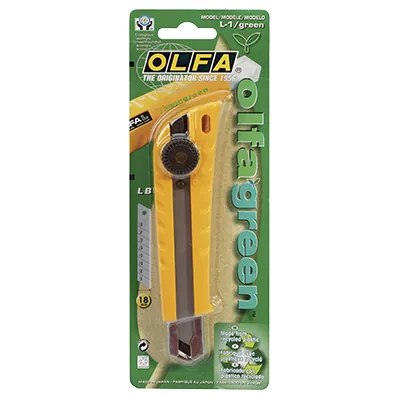Cutter Olfa L1 Green 18mm Recyclé - Cutters-1