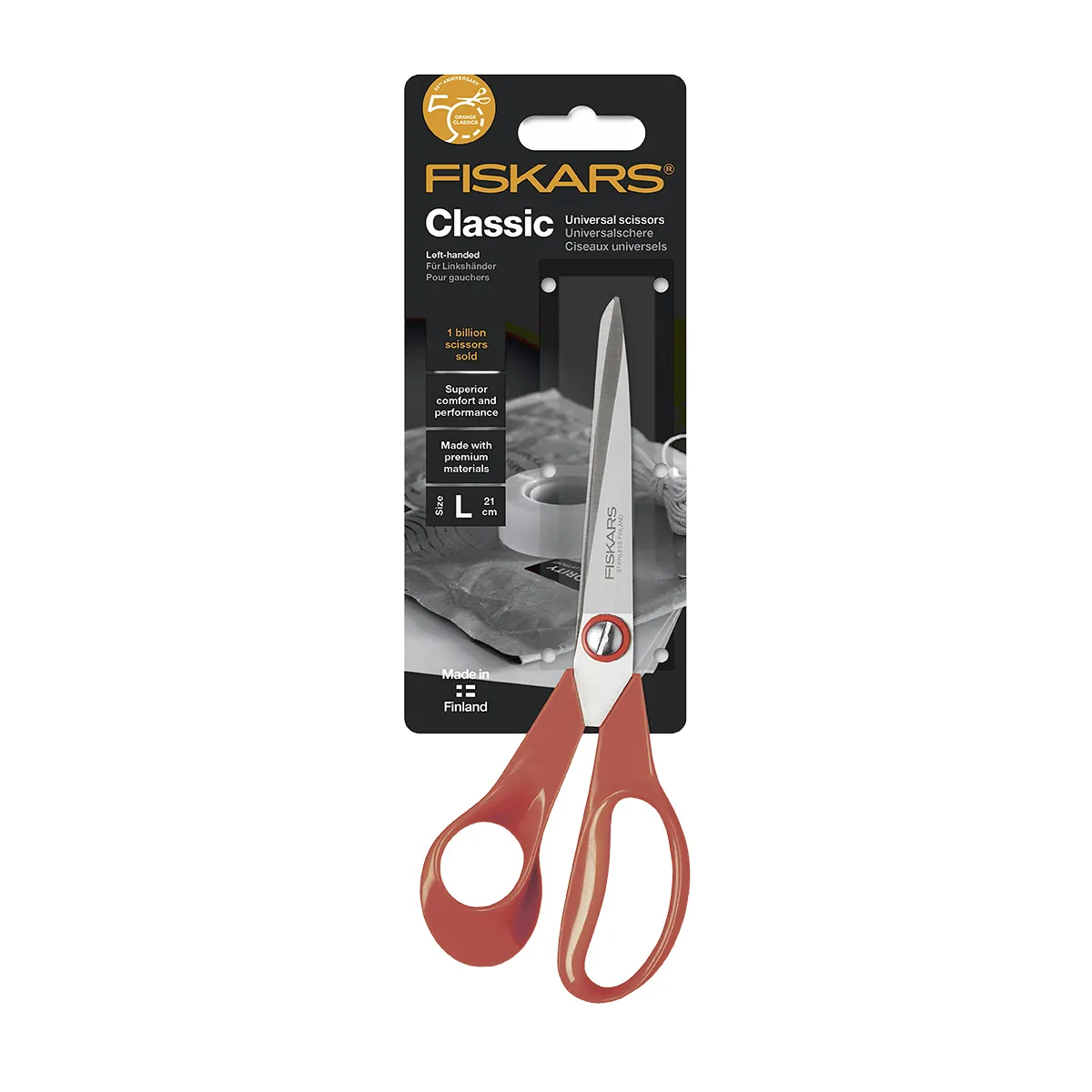 Ciseaux Fiskars Classic Gauchers 21cm - Ciseaux-1