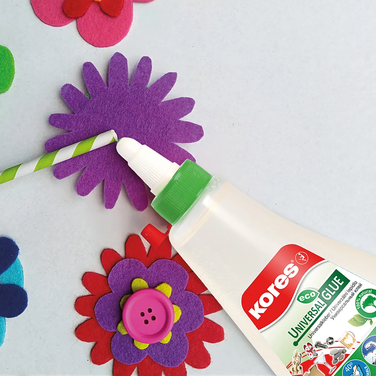 Colle Transparente Universelle Kores Eco 125ml - Dévidoirs, adhésifs, colles-1