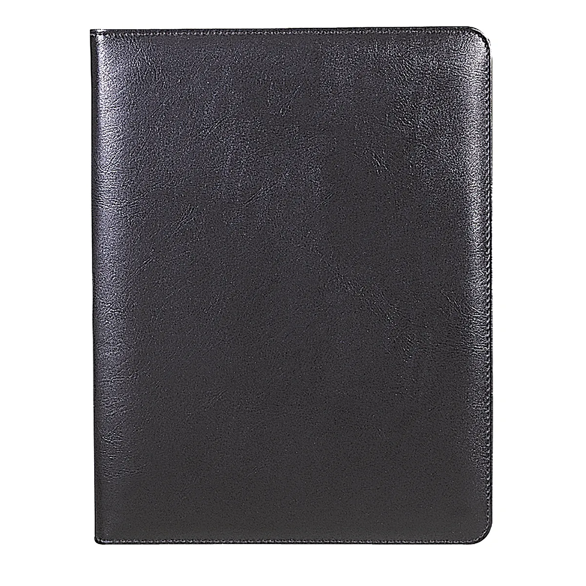 Conférencier A4 Sign Simili Cuir Noir avec Bloc-Notes - Porte-blocs et Porte-documents-1