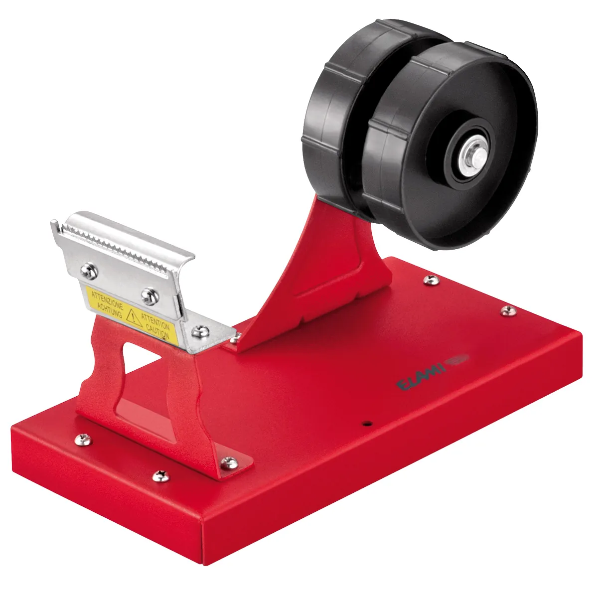 Dévidoir Lourd Industriel 2 Rouleaux Métal Rouge/Noir - Dévidoirs, adhésifs, colles