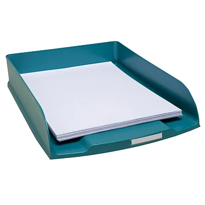 Corbeille à courrier Combo Styli Skandi bleu pacifique - Format A4+ - 500 feuilles - Corbeilles à courrier et revues-2