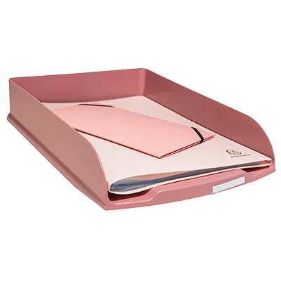 Corbeille à courrier Combo Styli Skandi vieux rose – Format A4+ - 500 feuilles - Corbeilles à courrier et revues-1