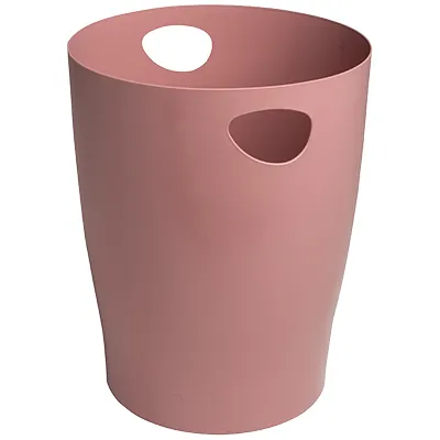Corbeille à papier Ecobin Skandi vieux rose 15L - Corbeilles à papier