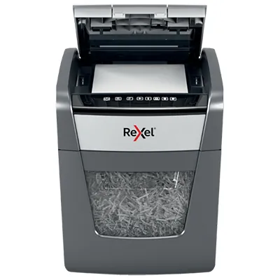 Destructeur de documents Rexel Optimum AutoFeed+ 50X coupe croisée DIN P4 50 feuilles 20L - Destructeurs de documents-4