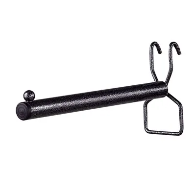 Bras droit pour grille d'exposition L 23 cm Gris Martelé - Tiges et Bras pour grilles