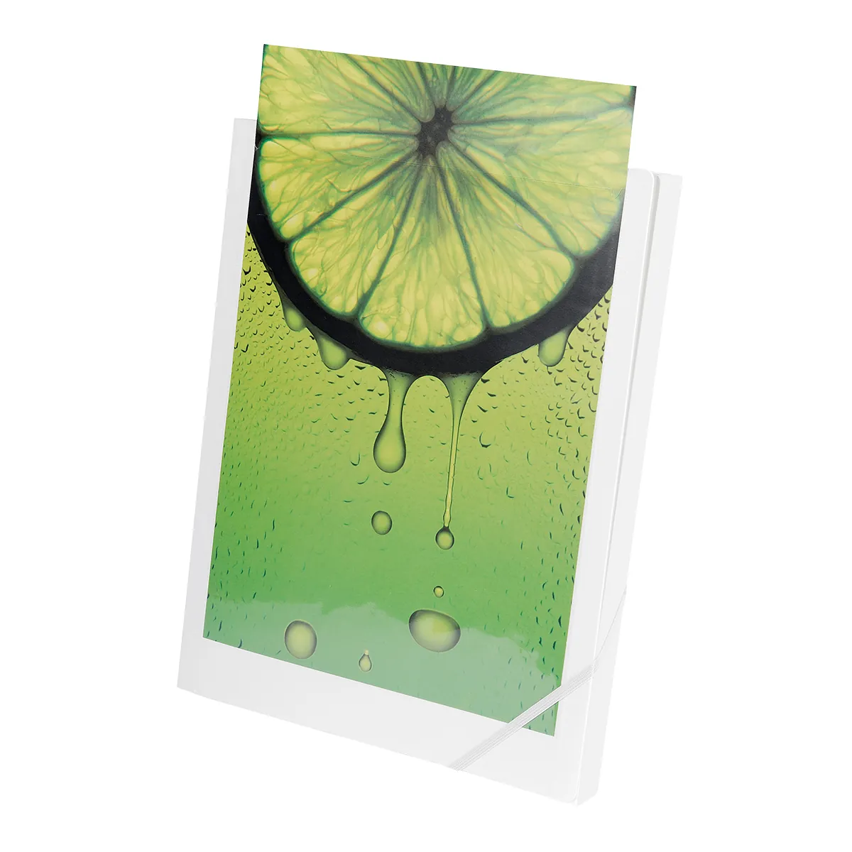 Boîte de classement A4 Dos 25 mm fermeture élastiques polypropylène Kreacover - Opaque - Boîtes archives, Boîtes de transfert-1