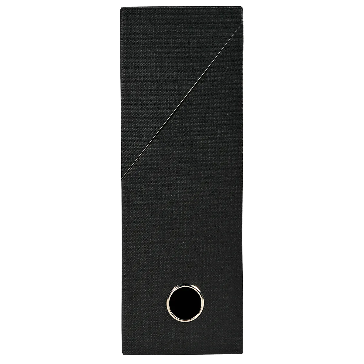 Boîte de transfert A4 Dos 90 mm carton toilé couvercle abattant et oeillet Exacompta - Noir - Boîtes archives, Boîtes de transfert-1