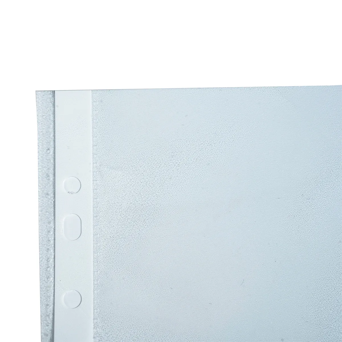 Pochette perforée transparente A4 polypropylène grainé 4/100 Exacompta - Paquet de 100 - Protèges-documents, Porte-vues-3