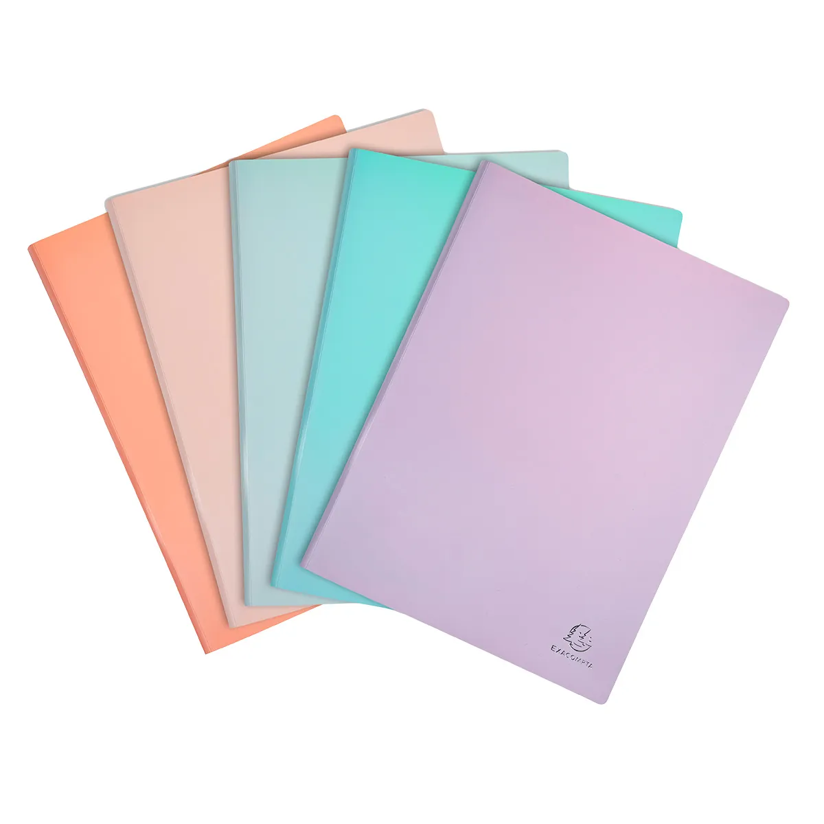 Protège-documents 120 vues Pastel Aquarel A4 - Protèges-documents, Porte-vues