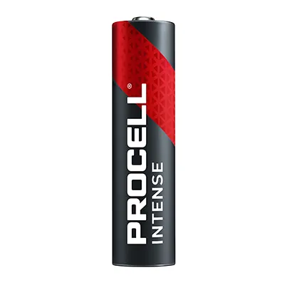 Pack 10 piles alcalines AAA LR03 Procell Intense 1,5V 1461mAh - Piles