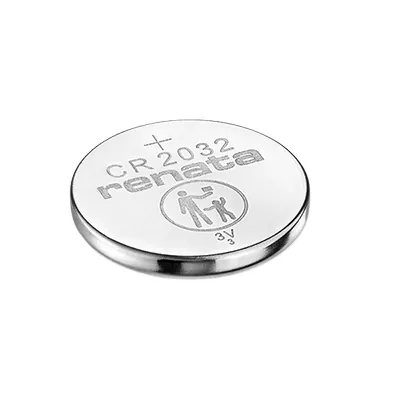 Pile bouton CR 2032 Renata 3V 260mAh lithium 20mm - Piles