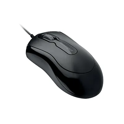 Souris filaire optique USB Kensington Mouse-in-a-Box EQ - Noir - Ergonomie bureautique 
