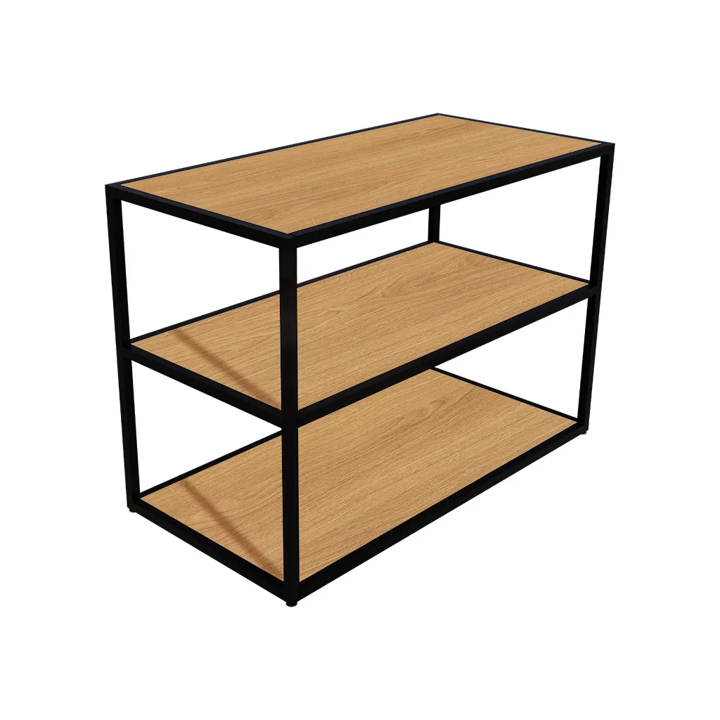 Plateau mélaminé chêne Corbridge 114,5 x 54,5 cm – pour table Square, rayonnage magasin - Tablettes Bois Mélaminé-1