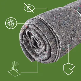 Couverture déménagement 150x200cm - 180g/m² - Gris chiné - Accessoires de déménagement-4