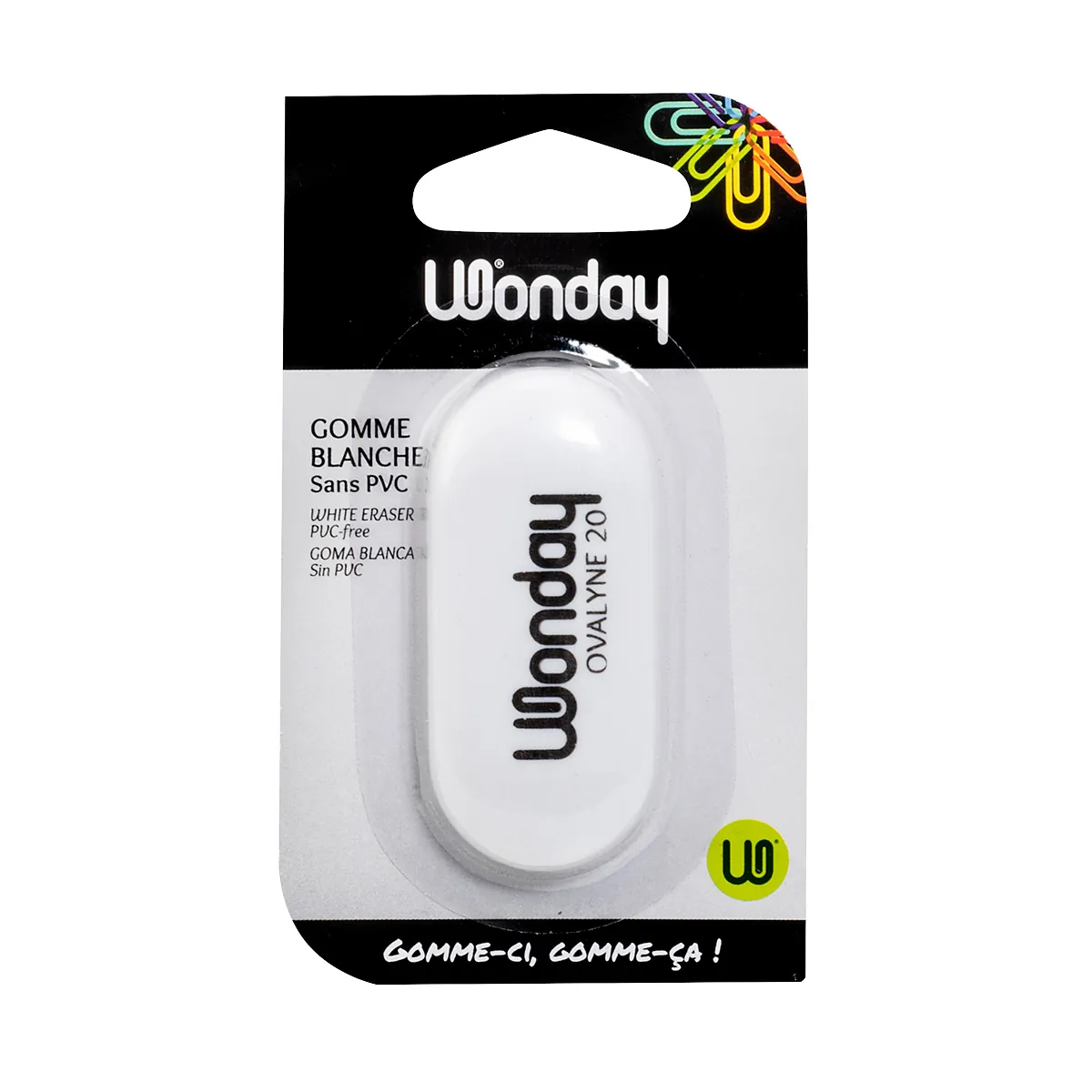 Gomme Blanche Sans PVC Wonday Ovalyne 20 - Correction