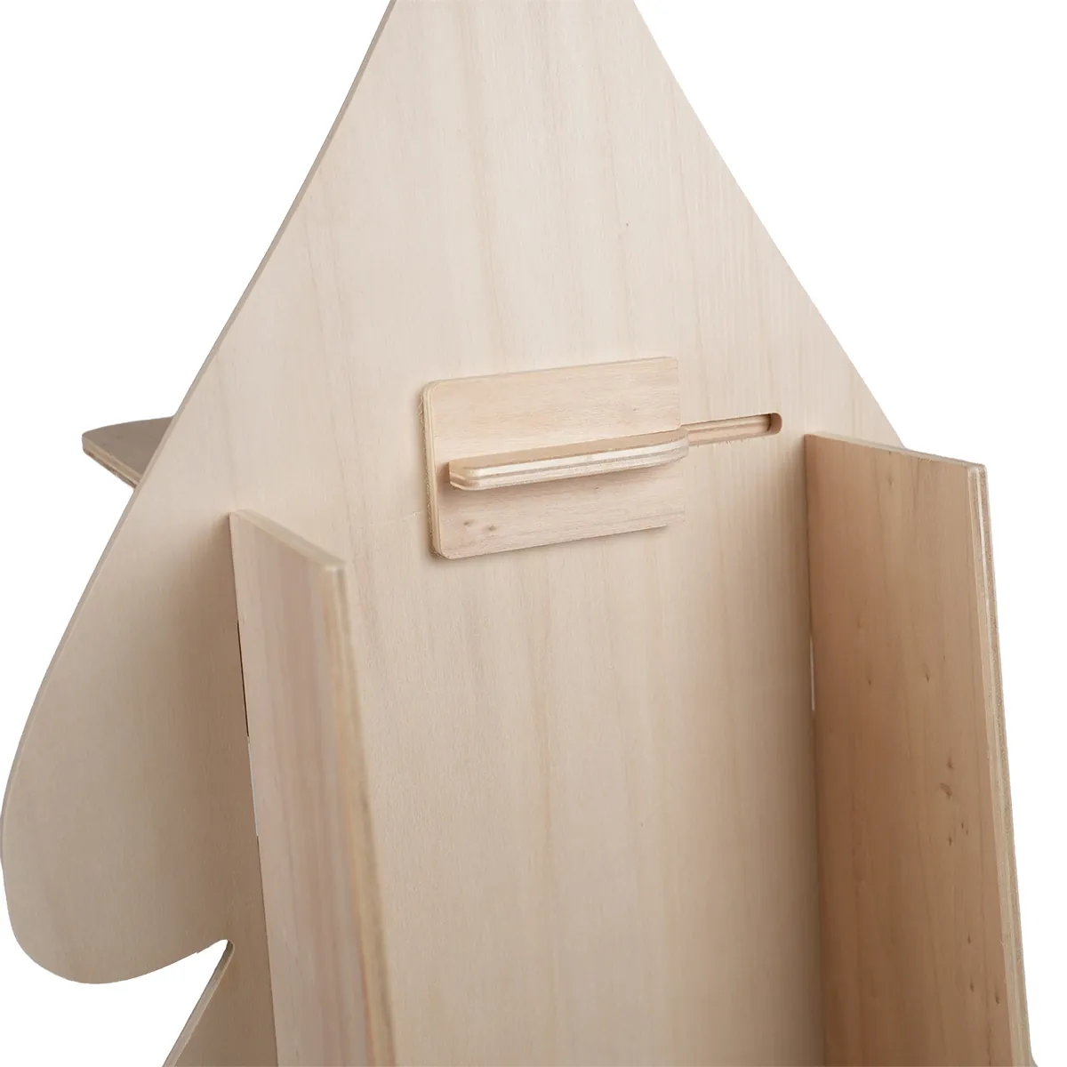 Étagère sapin bois peuplier 80 x 41 x H 140 cm - Présentoir bois - Étagères en bois-5