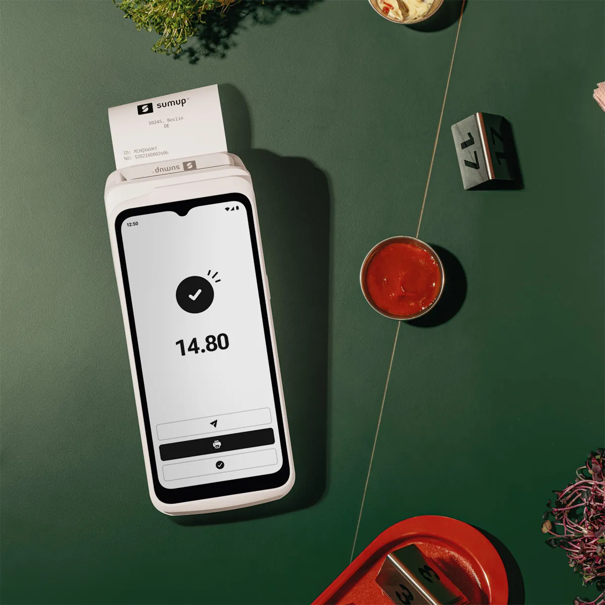 Terminal de paiement SumUp tout-en-un gestion des commandes + imprimante - Encaissement mobile-3