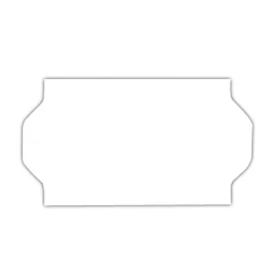 Étiquette blanche 26 x 16 mm adhésive pour étiqueteuse - 36 rouleaux de 1200 - Étiquettes pour étiqueteuses