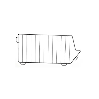 Séparation corbeille fil 40 x 22 cm zingué - Séparateur panier fil métal - Corbeilles fil