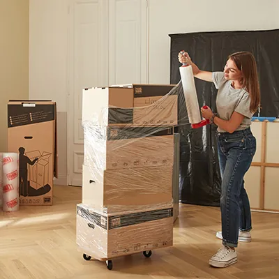 Caisse carton - Caisse américaine carton - Carton déménagement 72L - carton simple cannelure 60 x 40 x 30 cm - Lot de 20 - Caisses américaines cartons-3