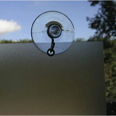 Ventouses à crochet - Transparent - ø 4,5 cm - Paquet de 5 - Crochets - Anneaux-1