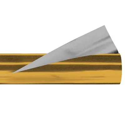 Film métallisé réversible polypropylène or 120 cm x 10 m 30µ - Films métallisés réversibles polypropylène 