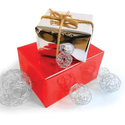 Film métallisé réversible polypropylène rouge 120 cm x 10 m 30µ - Films métallisés réversibles polypropylène -2